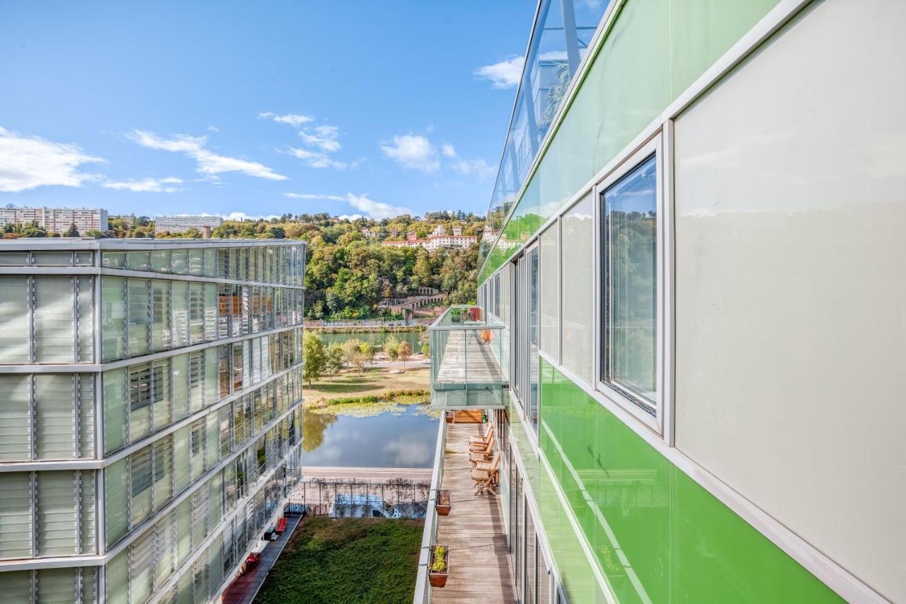 Ferienwohnung Lyon Confluence - Duplex Au Calme Avec Parking Prive En Option Exterior foto
